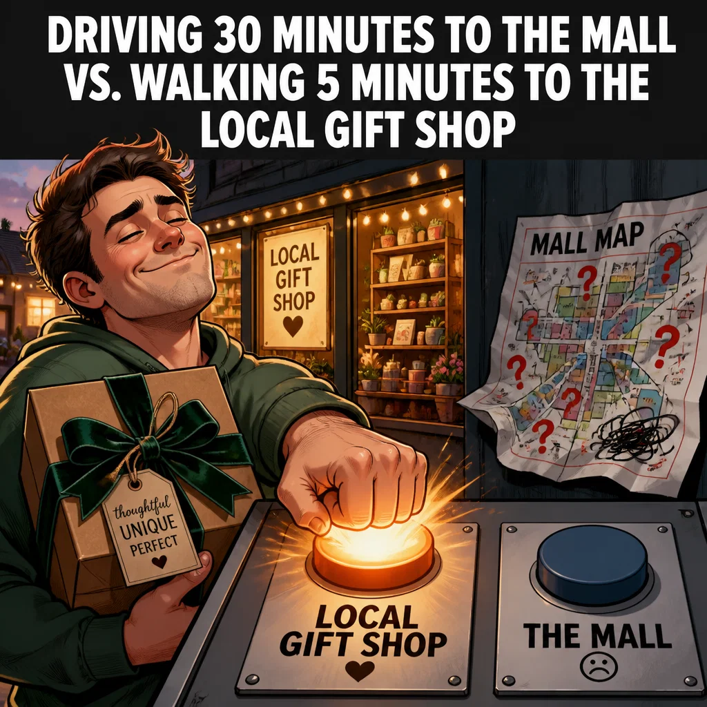 Gift Shop meme ad example: The Local Loop