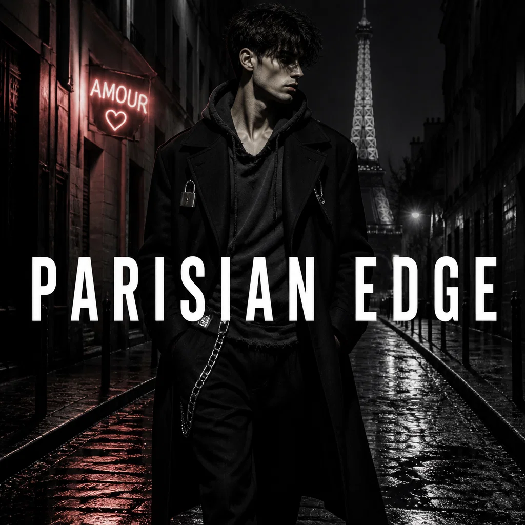 Givenchy ad concept example: Street-Luxe Noir