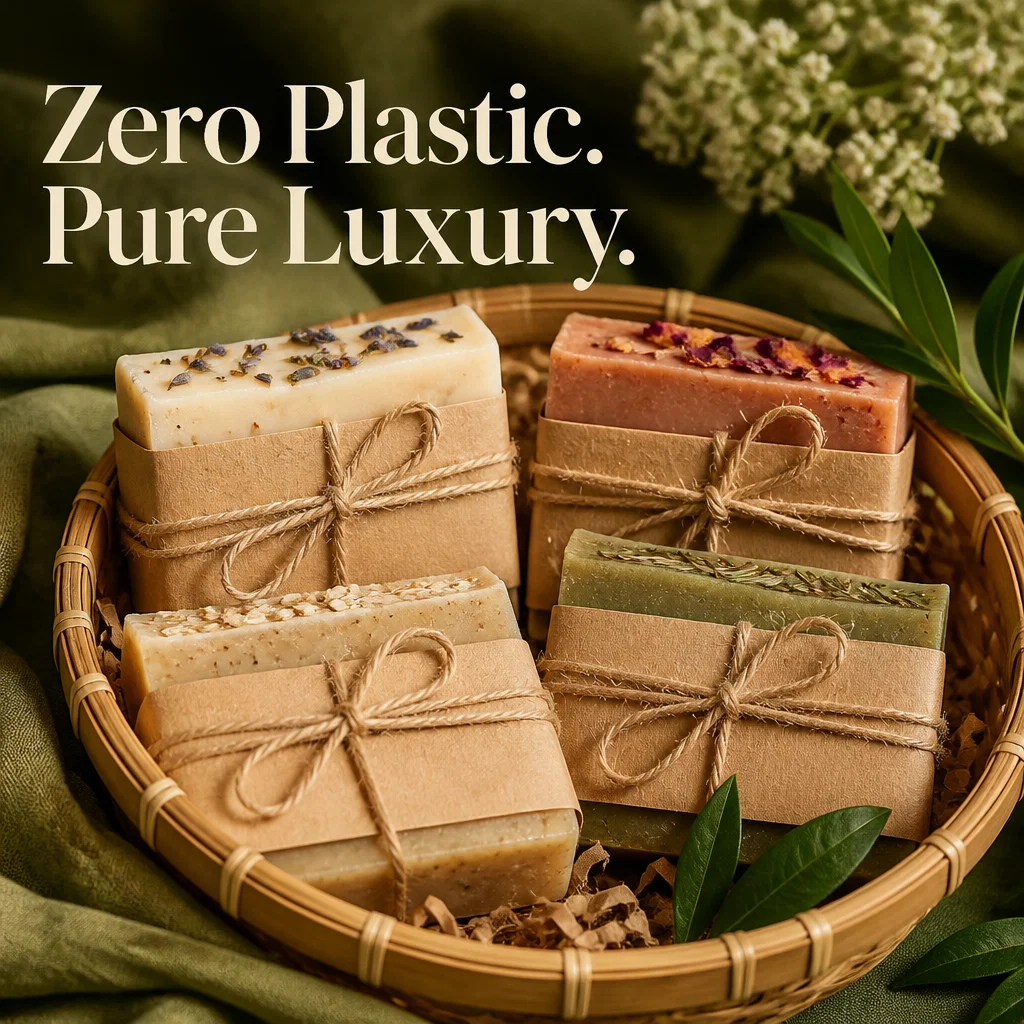 Handmade Soap ad concept example: Eco-Friendly Gifting