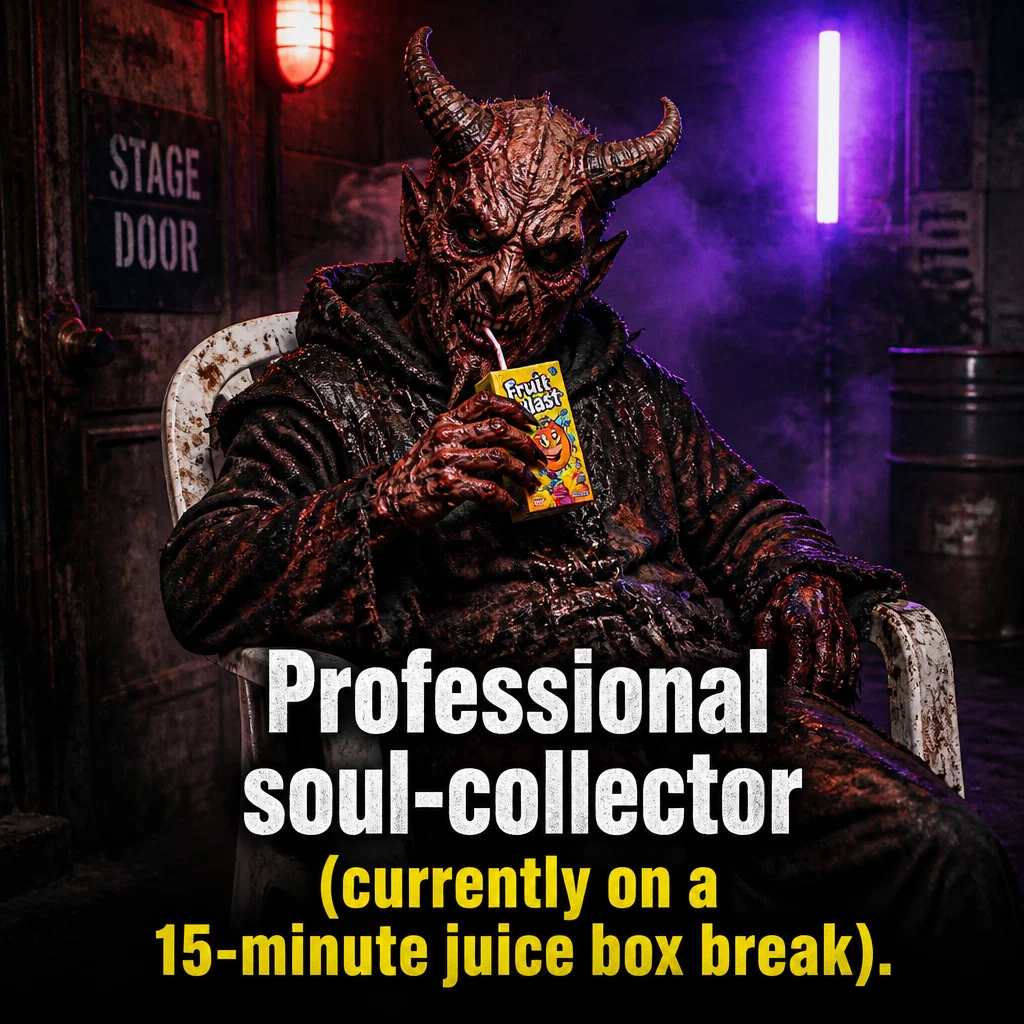 Haunted House meme ad example: The Scare Actor Life