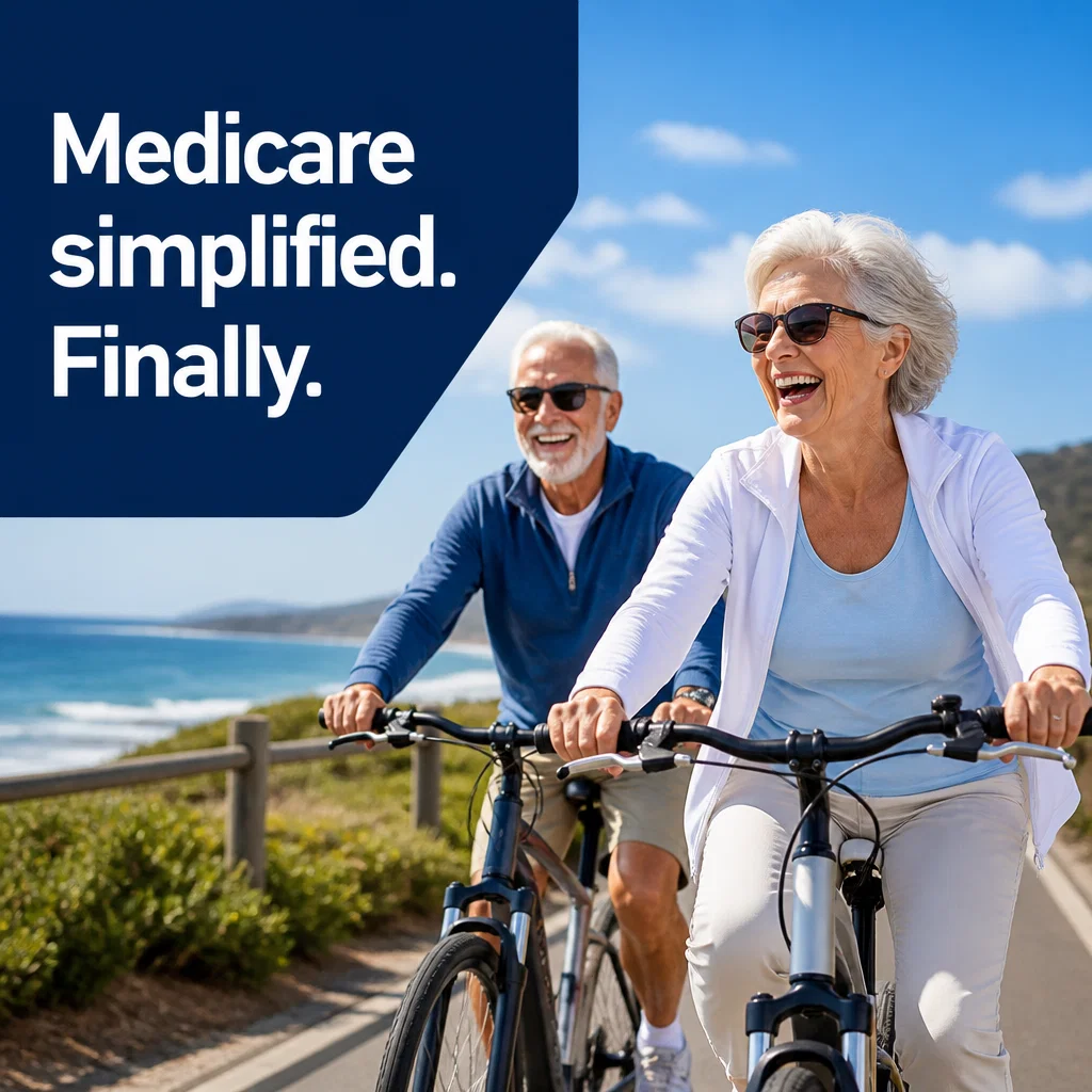 Health Insurance Broker ad concept example: The Modern Medicare Couple