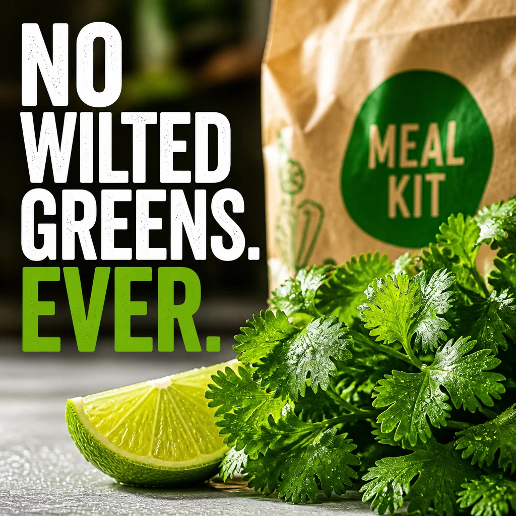 HelloFresh ad concept example: Macro Freshness