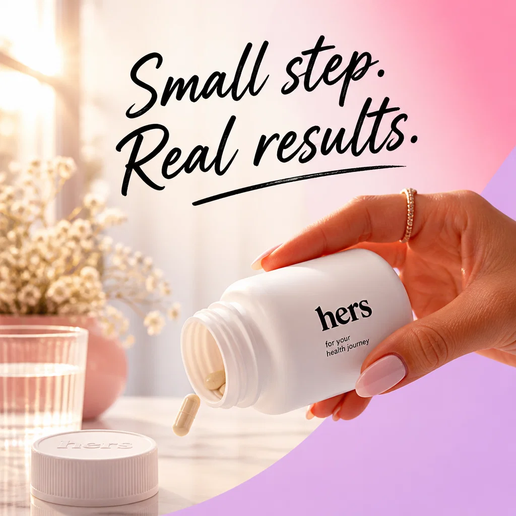 Hers ad concept example: Window Light Pour