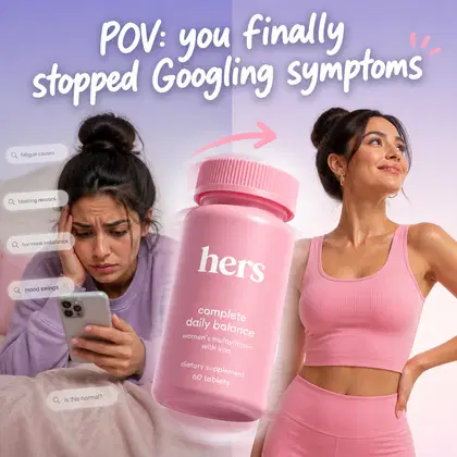 Hers meme ad example: Bottle Flip Confession