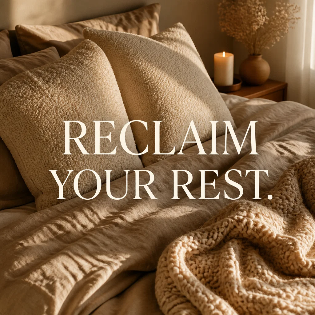 Home Decor Store ad concept example: The Bedroom Sanctuary