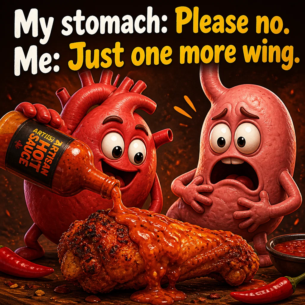 Hot Sauce Brand meme ad example: The Morning After Regret