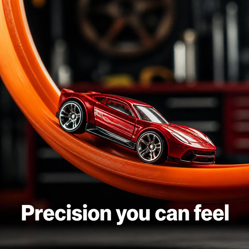 Hot Wheels ad concept example: Chrome Detail