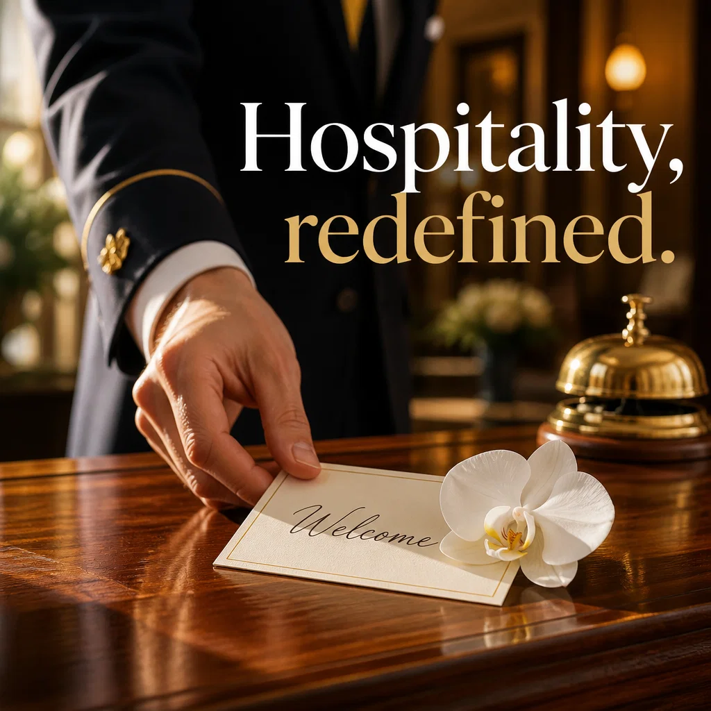 Hotel ad concept example: The Personal Touch