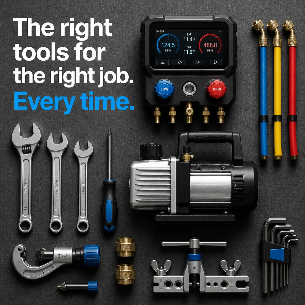 HVAC ad concept example: Equipped for Anything