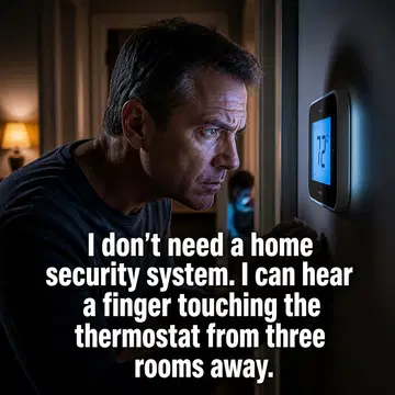 HVAC meme ad example: The Thermostat Guardian