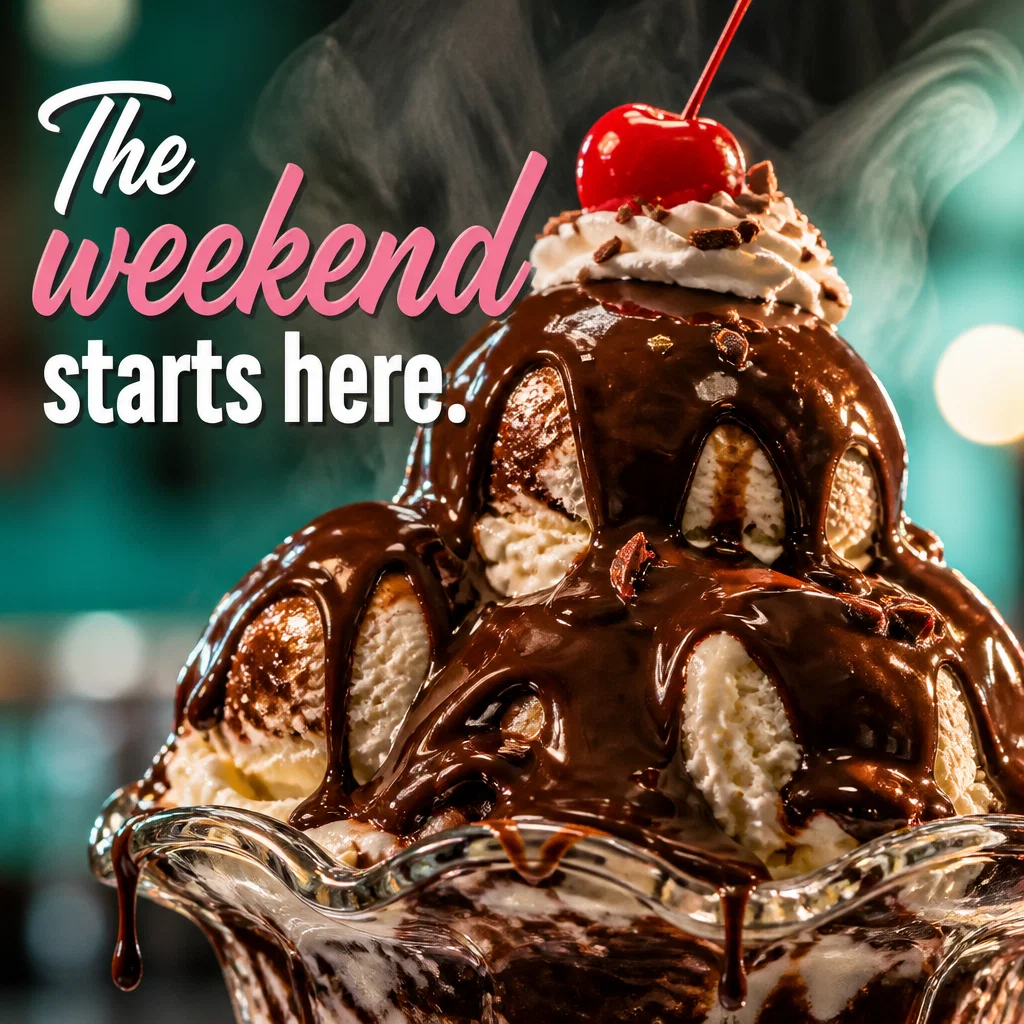 Ice Cream Shop ad concept example: The Sundae Masterpiece