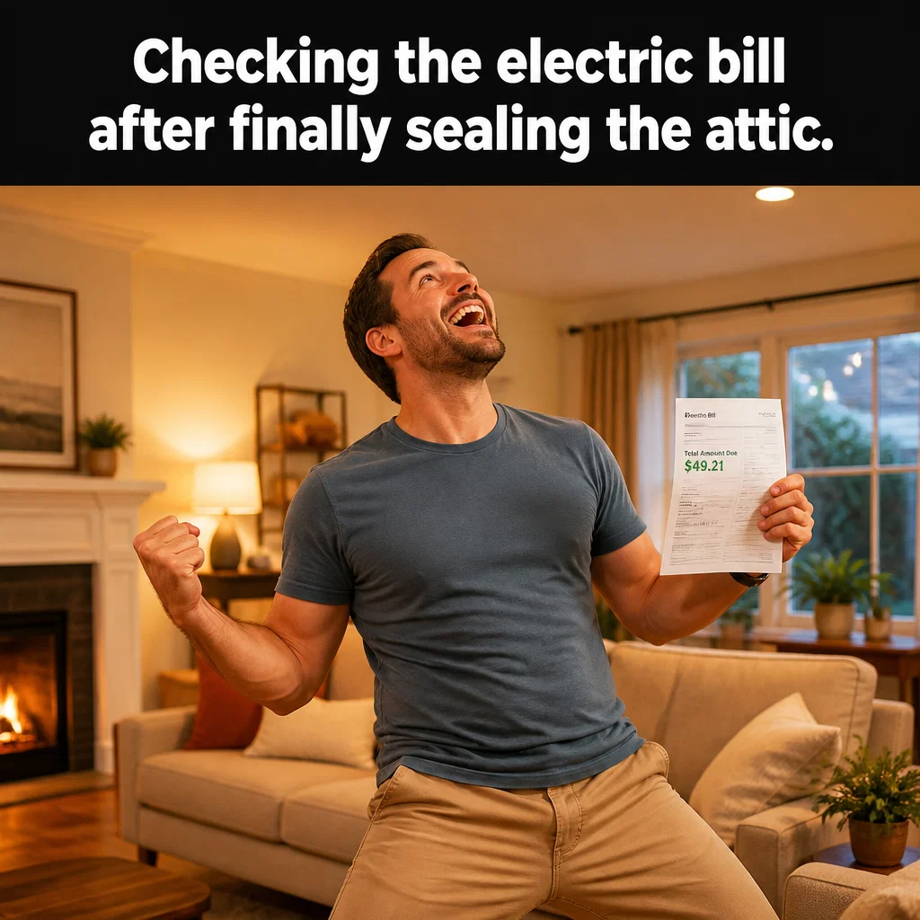 Insulation Company meme ad example: The Utility Bill Shock