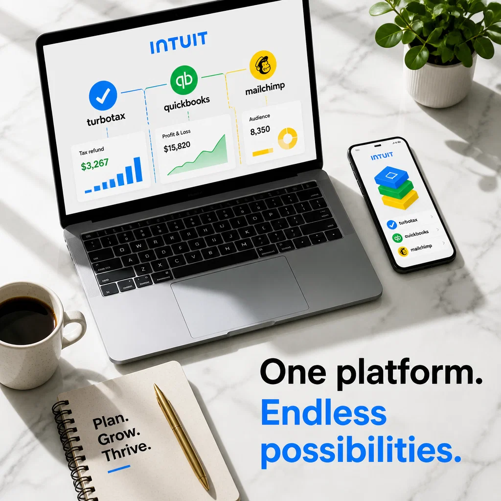 Intuit ad concept example: The Ecosystem Connection