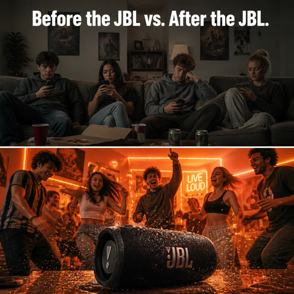 JBL meme ad example: The Vibe Shift