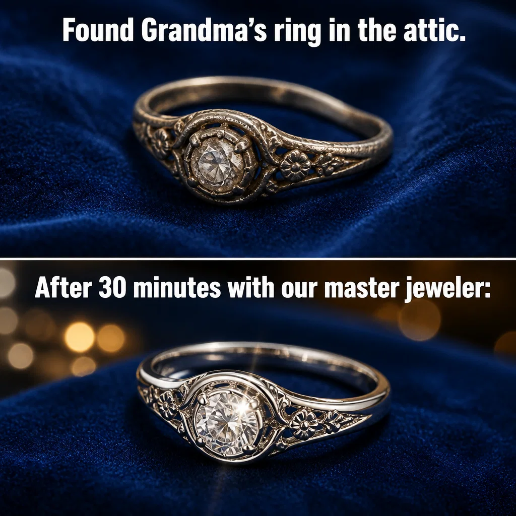 Jewelry Store meme ad example: The Heirloom Rescue