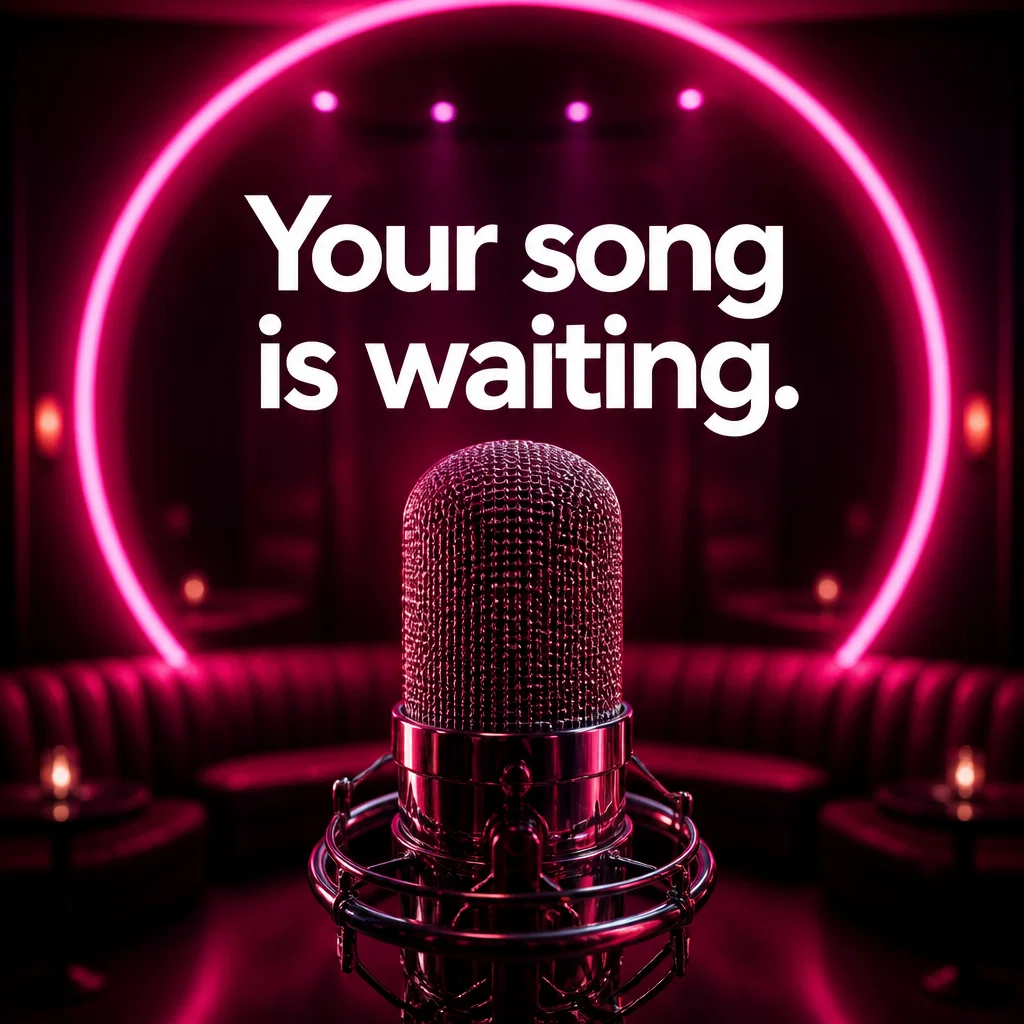 Karaoke Bar ad concept example: Neon Soul