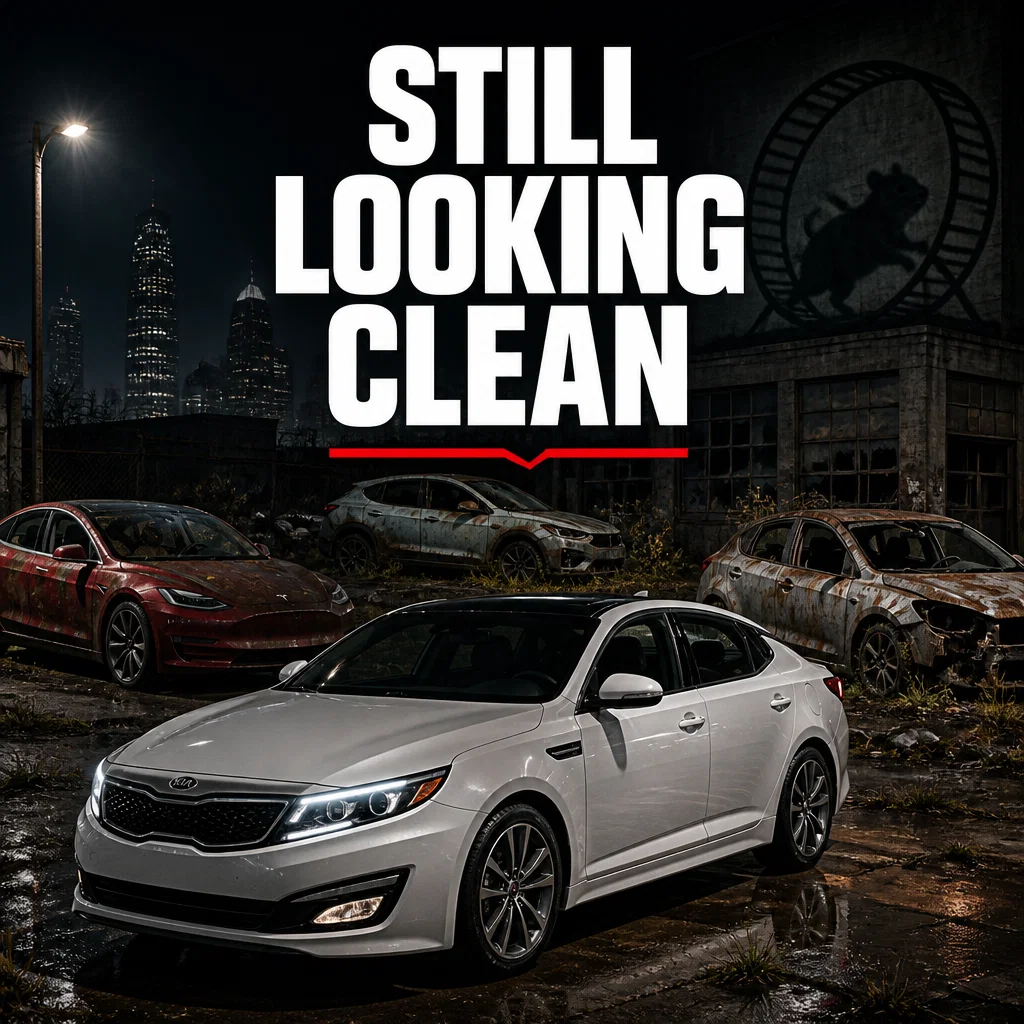 Kia meme ad example: Optima Fade