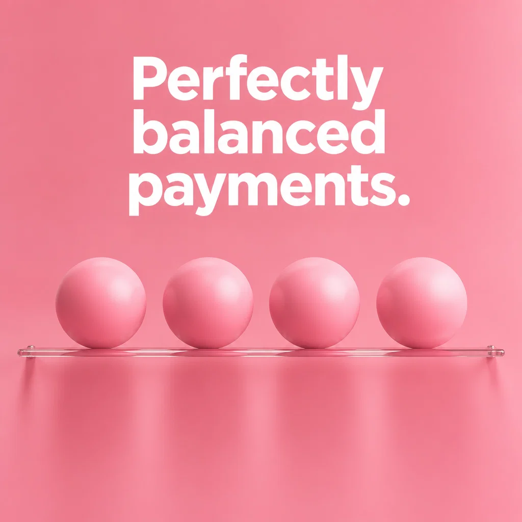 Klarna ad concept example: Minimalist Geometry