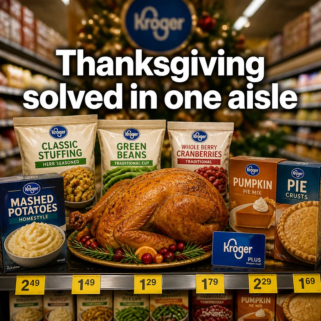 Kroger ad concept example: Seasonal End-Cap