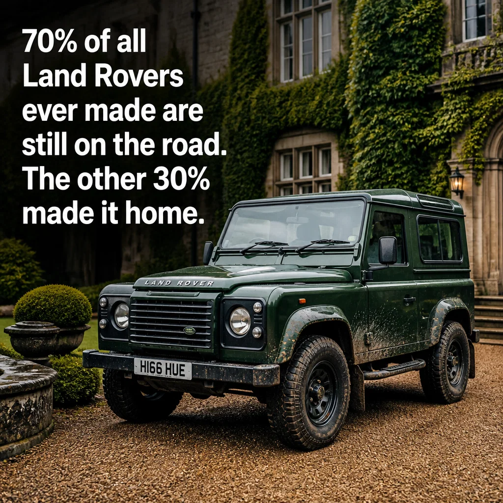 Land Rover meme ad example: Reliability Legends