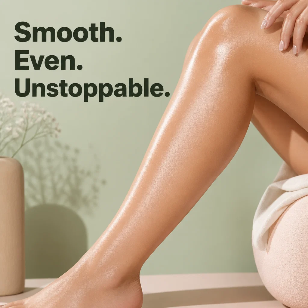 Laser Hair Removal ad concept example: The Macro Glow