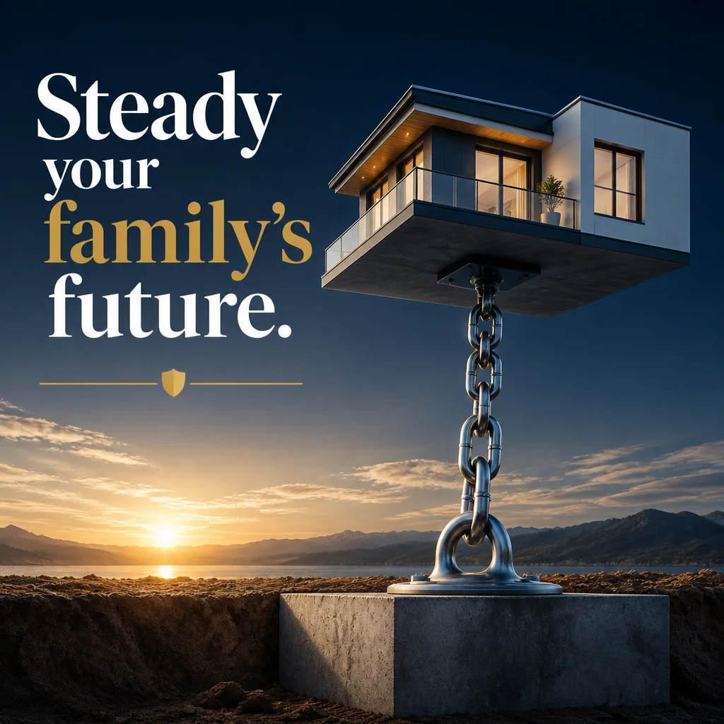 Life Insurance ad concept example: The Anchor of the Home