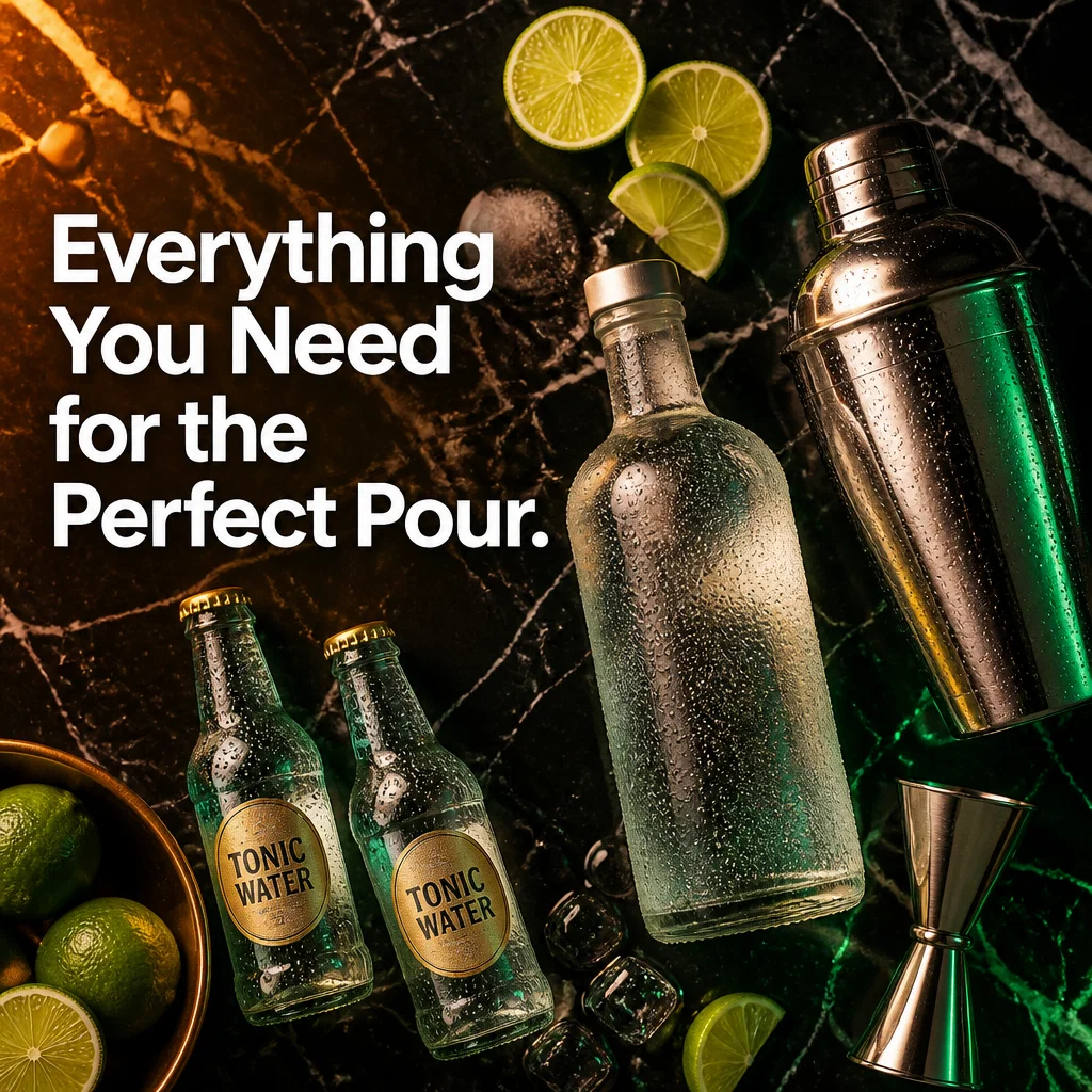 Liquor Store ad concept example: The Mixologist Kit