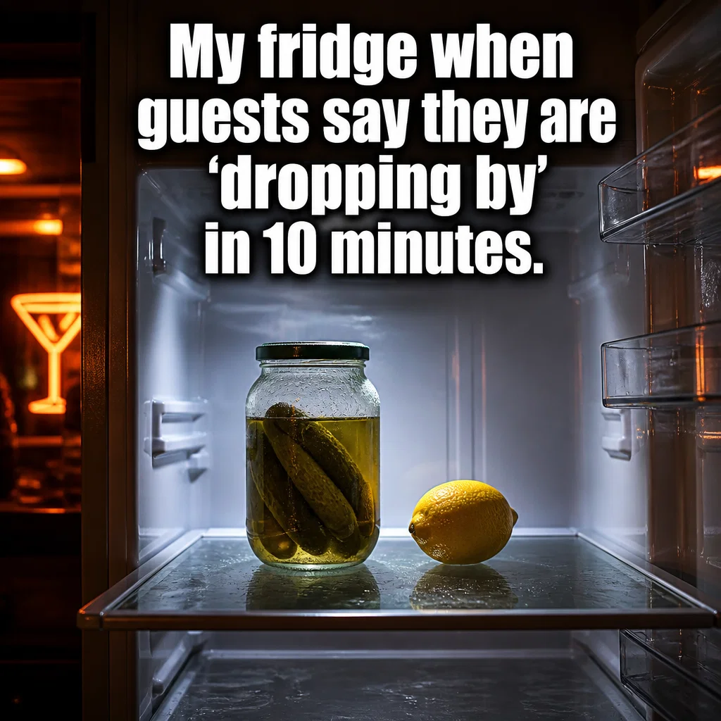 Liquor Store meme ad example: Fridge Essentials