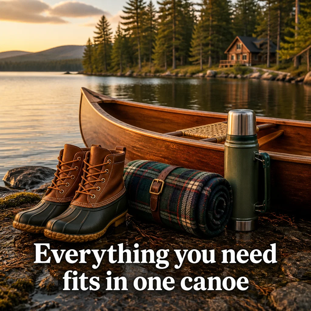 LL Bean ad concept example: Lakeside Launch