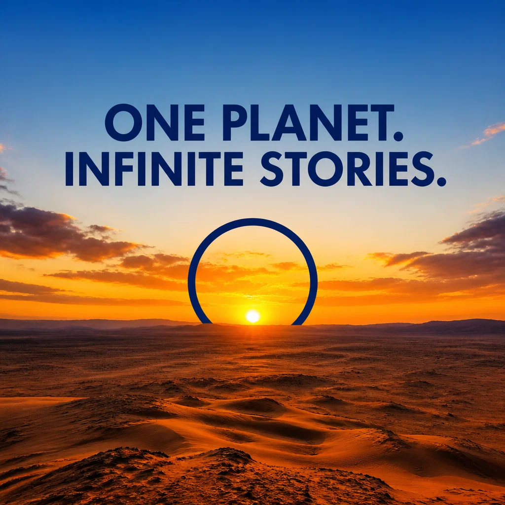 Lonely Planet ad concept example: The Minimalist Brand Mark