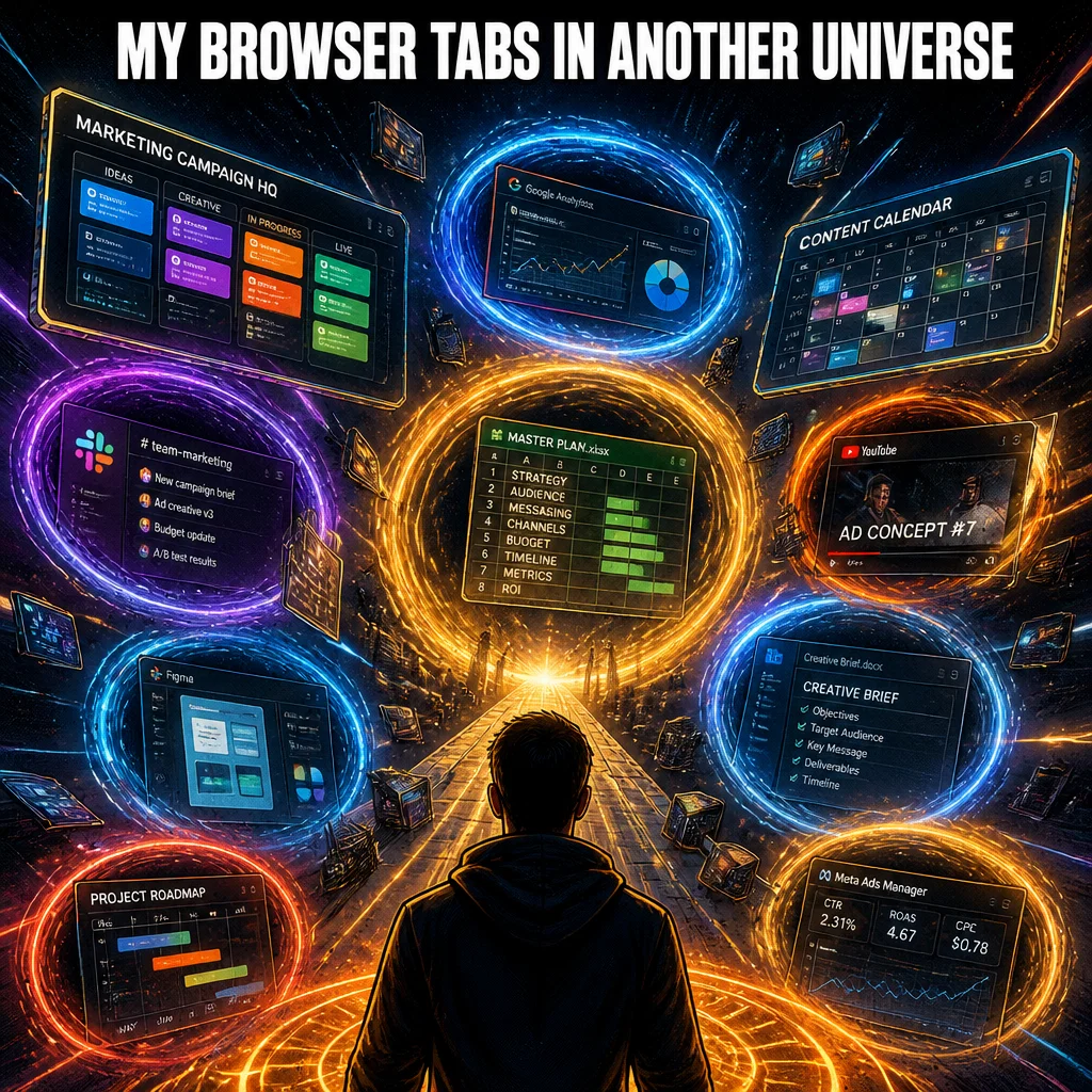 Marvel meme ad example: The Tech Multiverse
