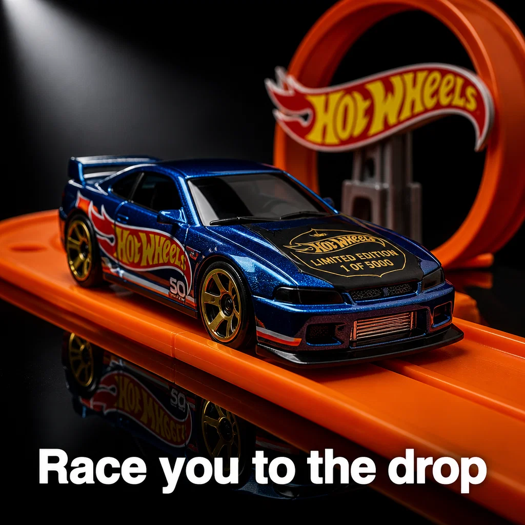 Mattel ad concept example: Hot Wheels Collector