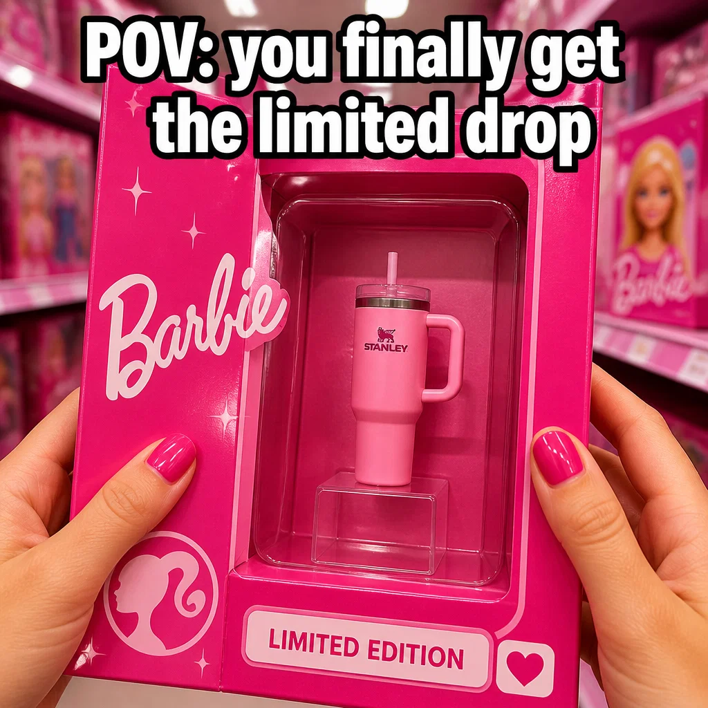 Mattel meme ad example: Barbie Unboxing