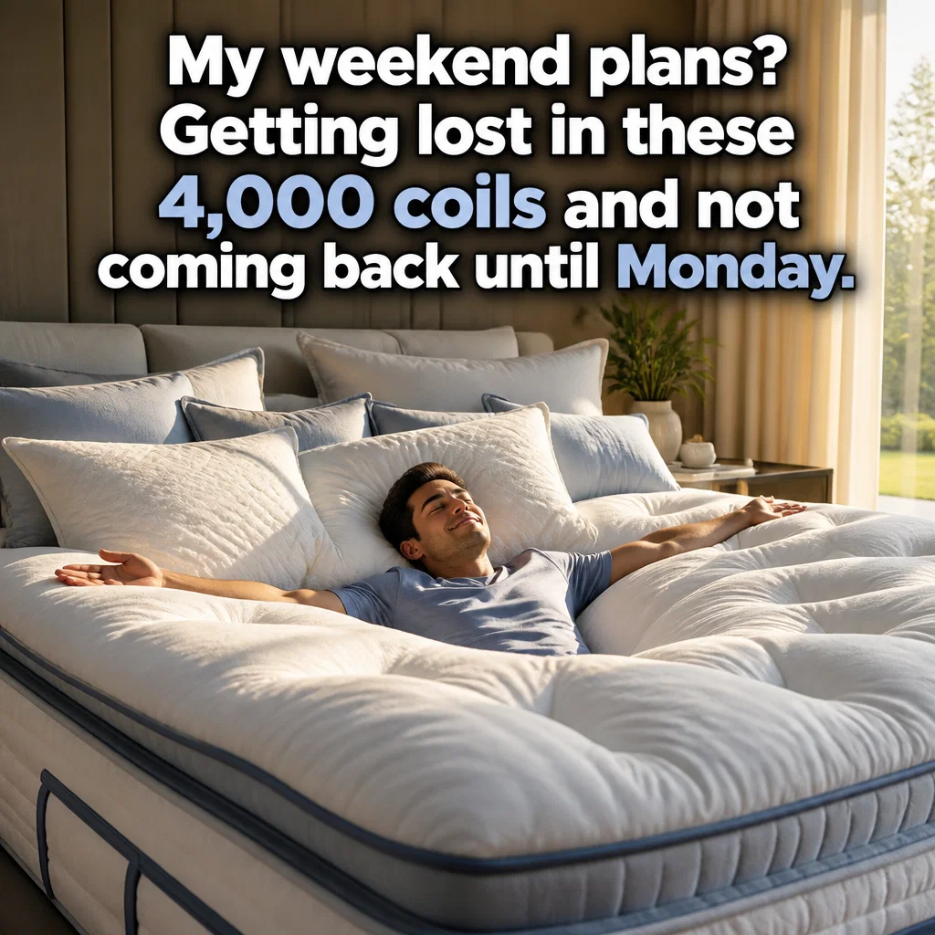 Mattress Store meme ad example: The Weekend Anchor