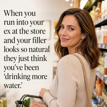 Med Spa meme ad example: The Grocery Store Double Take