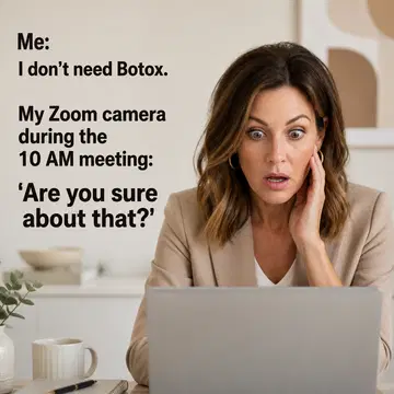 Med Spa meme ad example: The Zoom Camera Realization