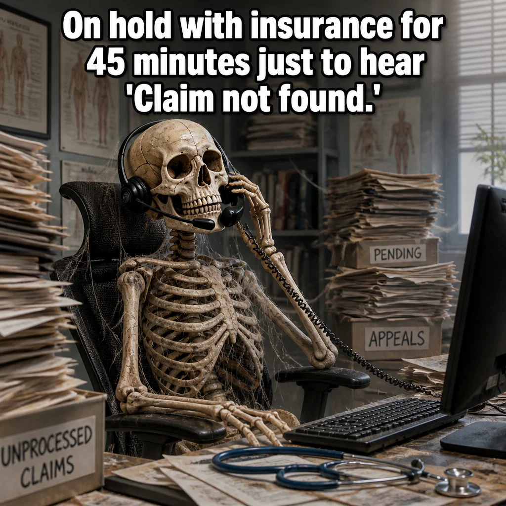 Medical Billing meme ad example: The Follow-up Trap