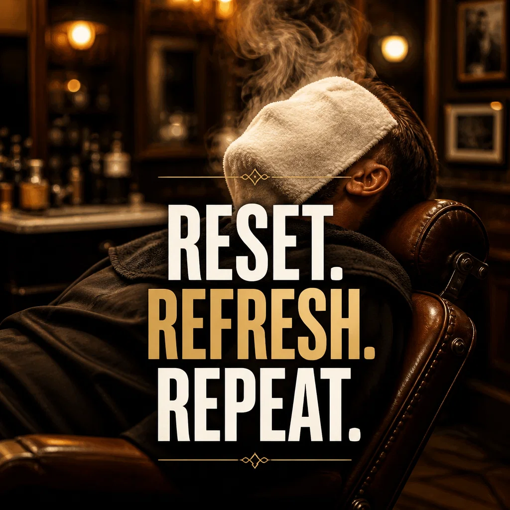 Men's Grooming ad concept example: The Modern Ritual