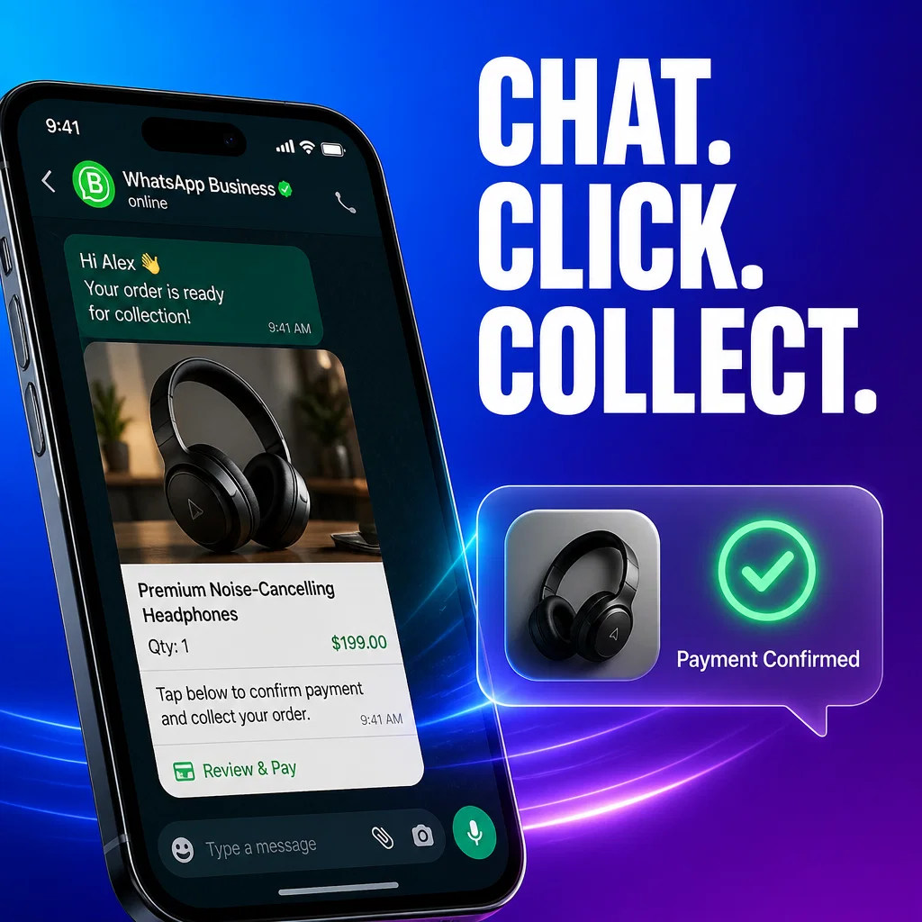Meta ad concept example: Frictionless Commerce
