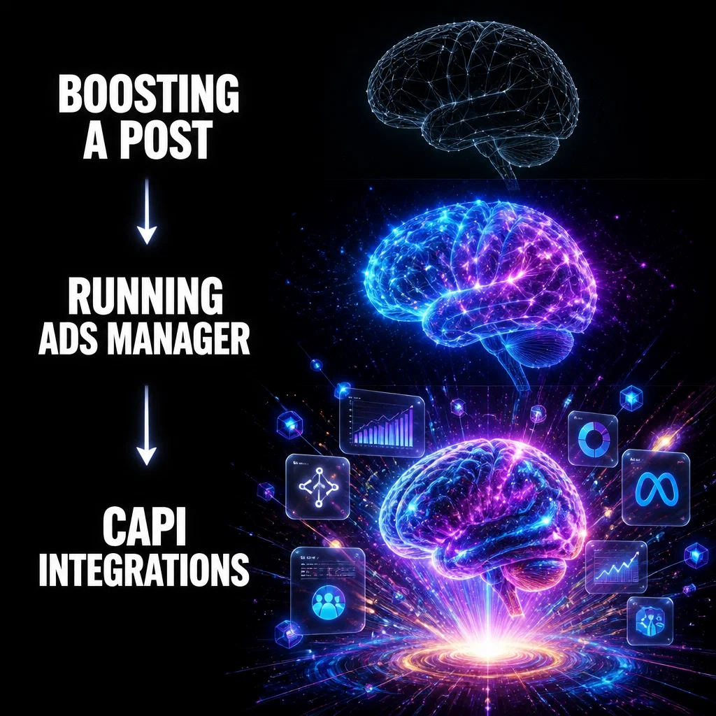 Meta meme ad example: Ad Optimization Path