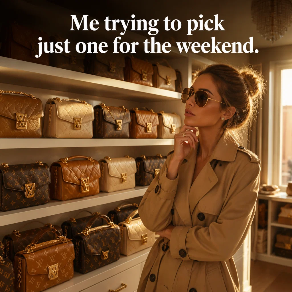 Michael Kors meme ad example: The Decision