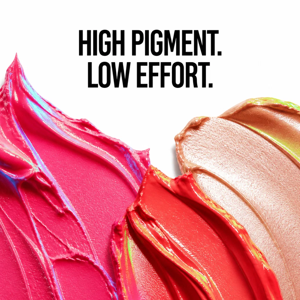 Milk Makeup ad concept example: Abstract Swatch Art