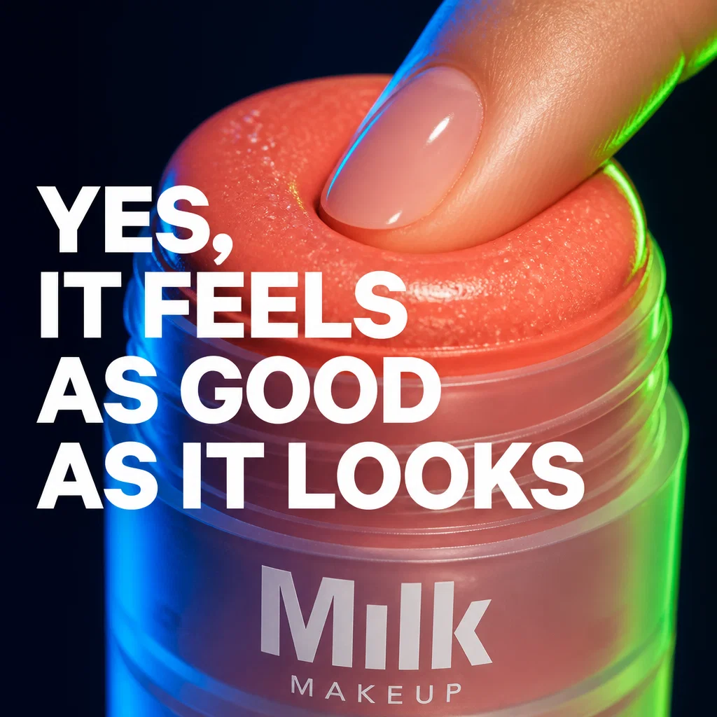 Milk Makeup meme ad example: The Texture Obsession