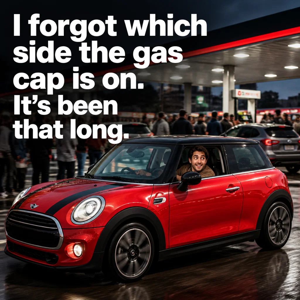 Mini meme ad example: Gas Station Ghosting