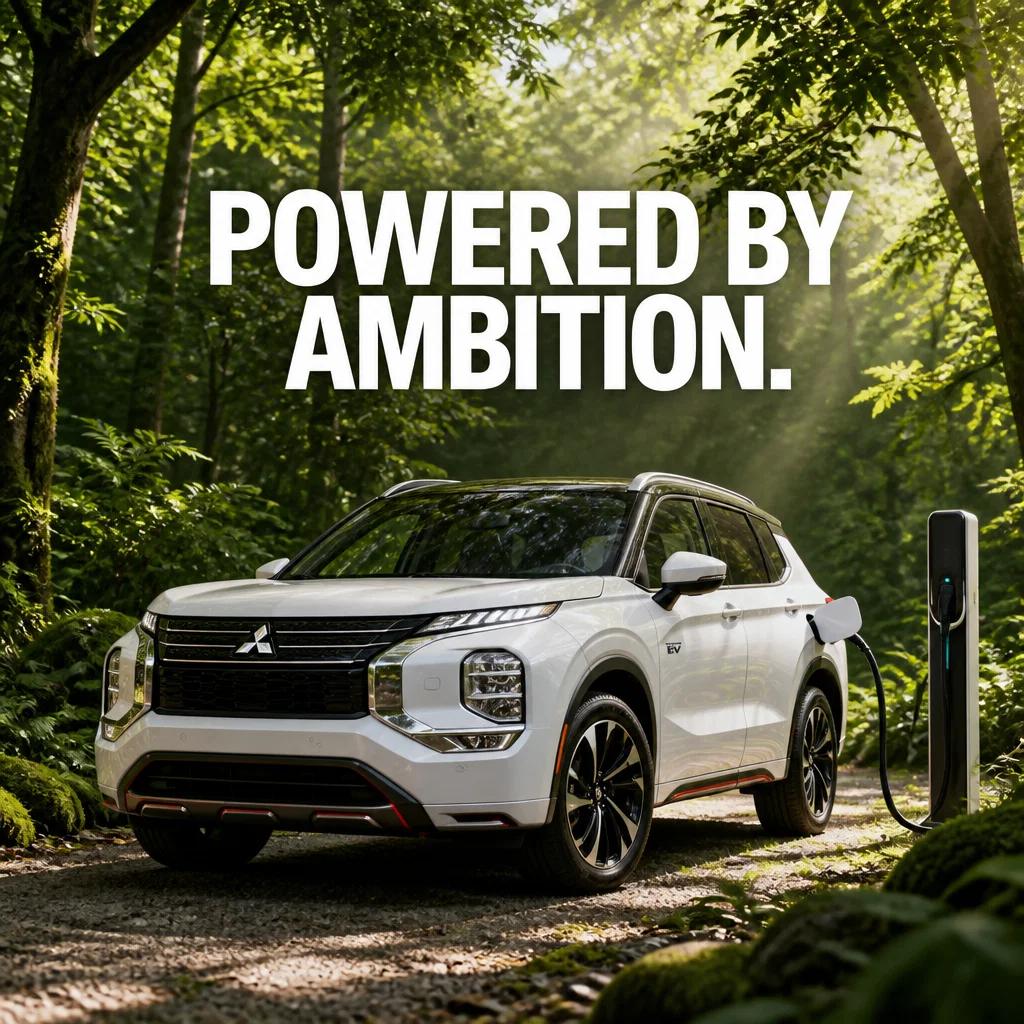 Mitsubishi ad concept example: Electric Horizon