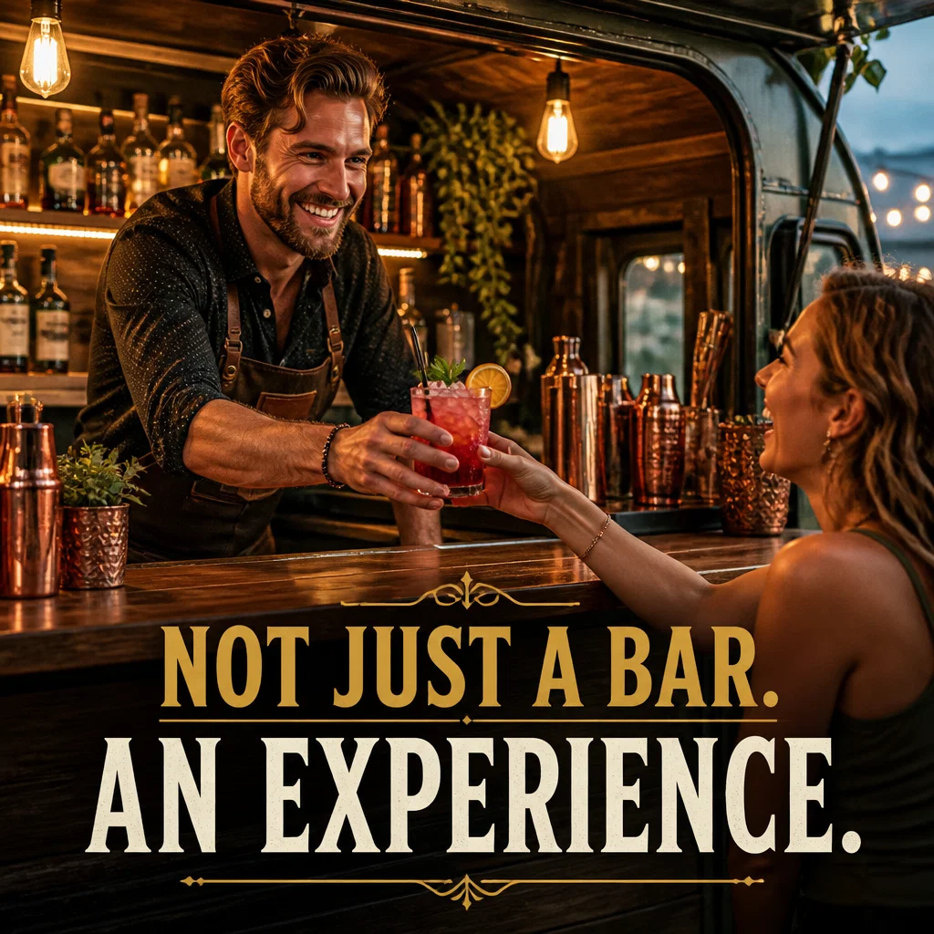 Mobile Bartending ad concept example: Professional Engagement