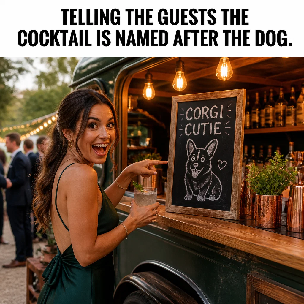 Mobile Bartending meme ad example: The Signature Drink Hook
