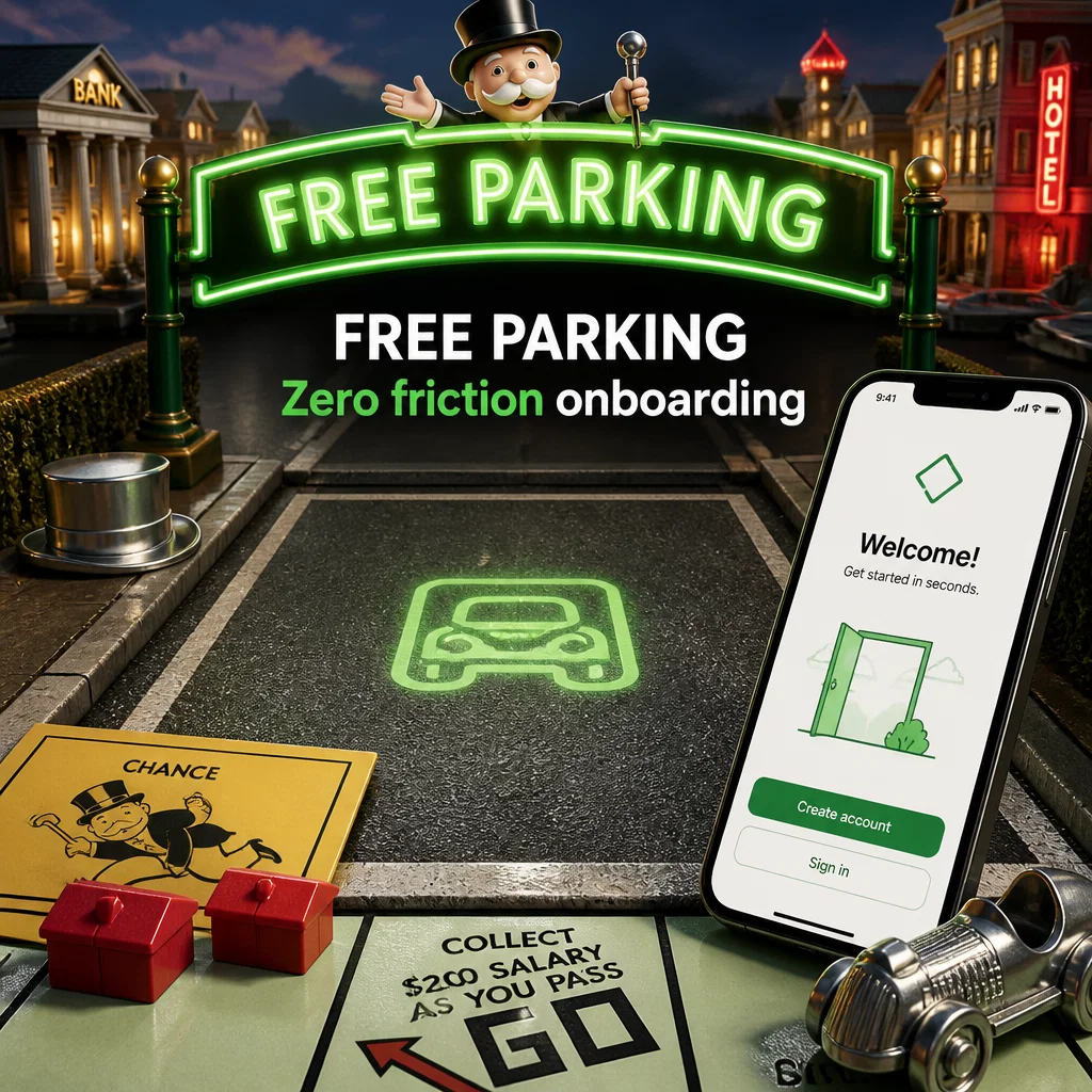 Monopoly ad concept example: Free Parking