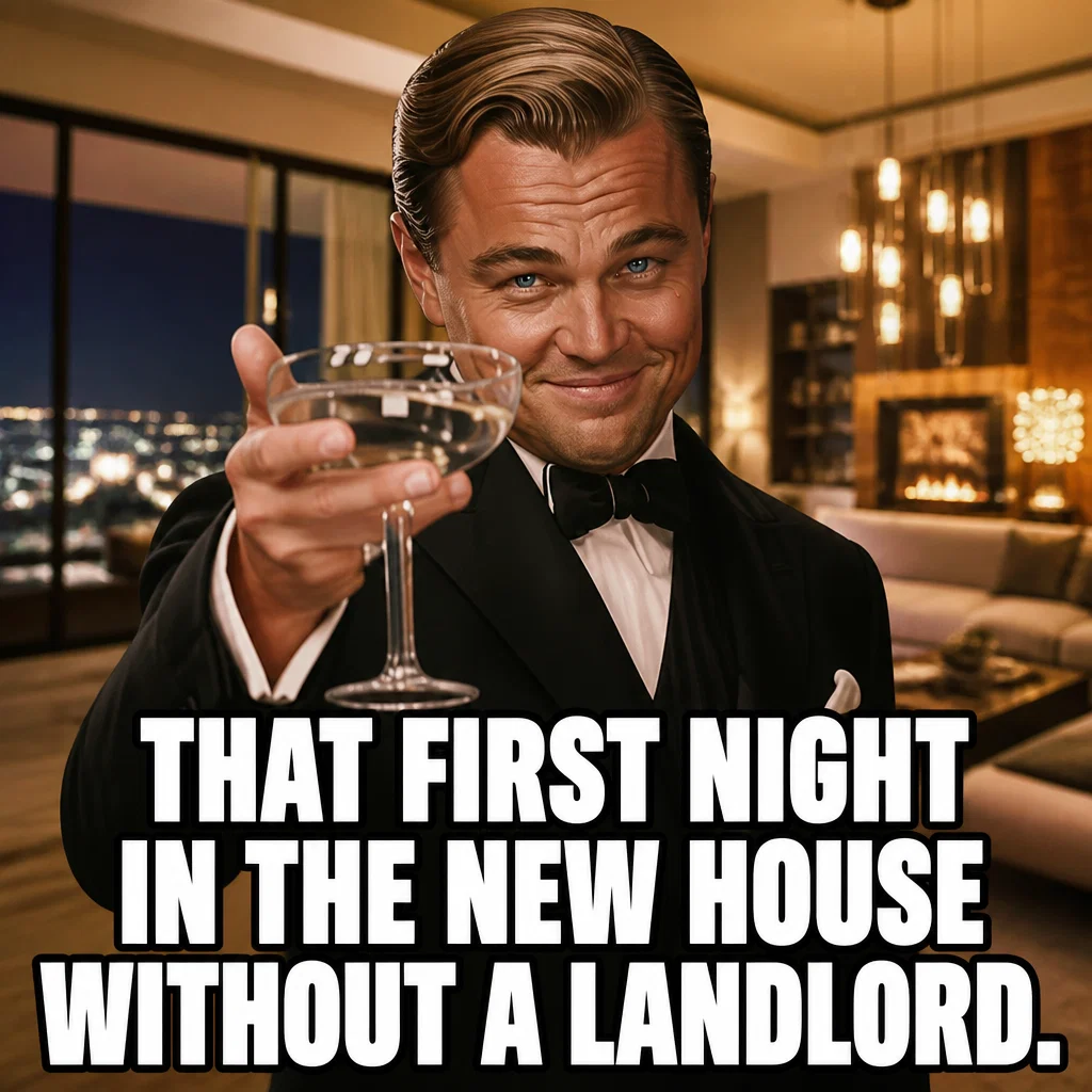 Mortgage Broker meme ad example: The Closing Day Feeling