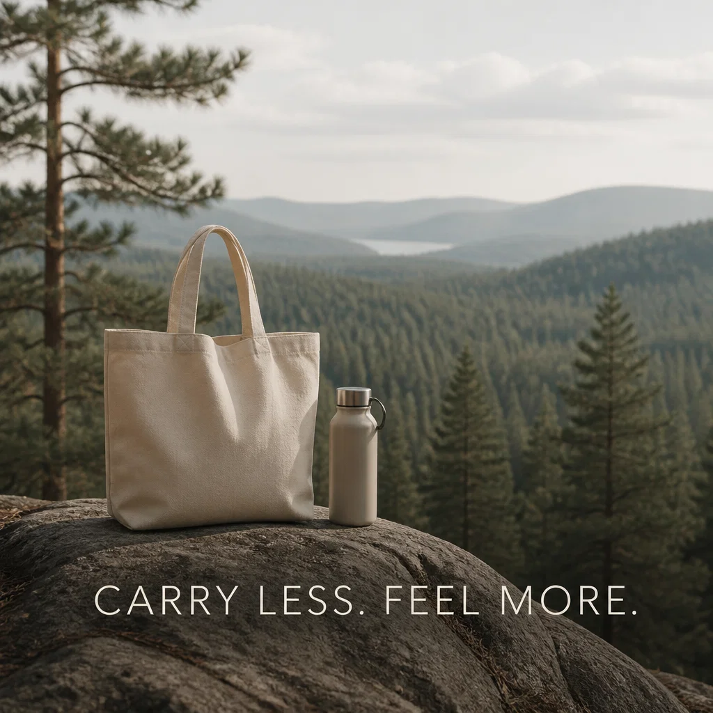 Muji ad concept example: Outdoor Minimal